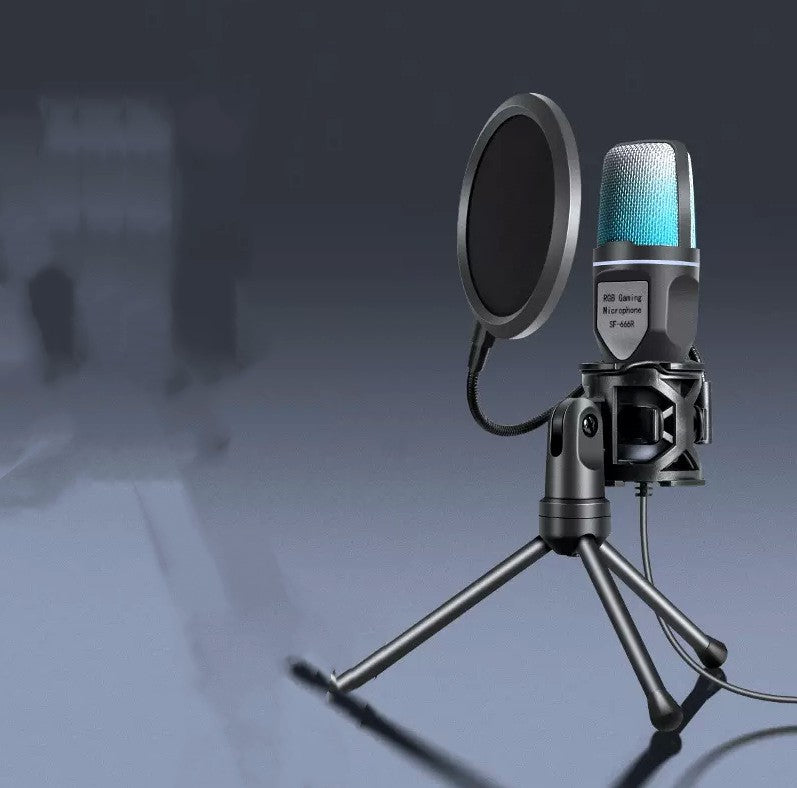 RGB Capacitor Esports Gaming Desktop Microphone Computer Microphone