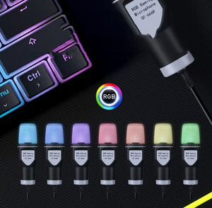 RGB Capacitor Esports Gaming Desktop Microphone Computer Microphone